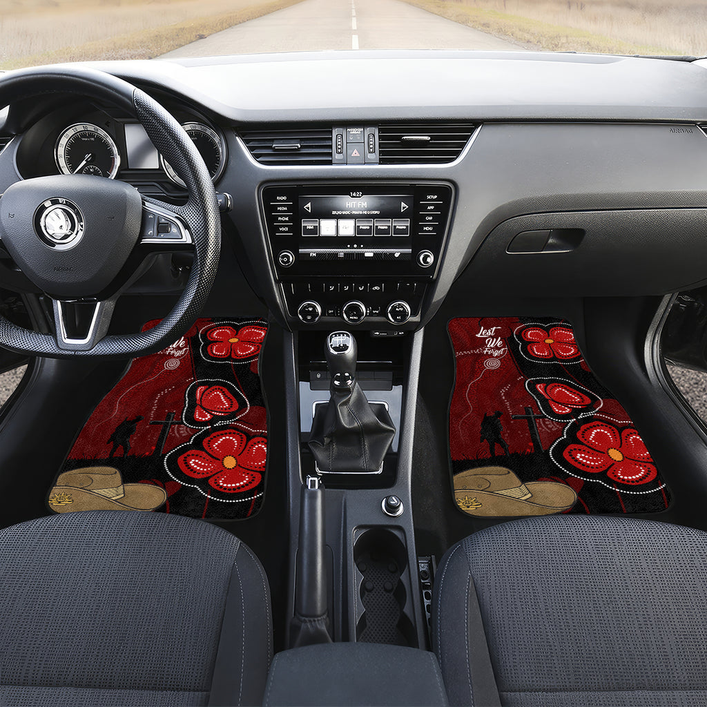 ANZAC Aboriginal Australia Car Mats For the Fallen