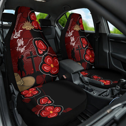 ANZAC Aboriginal Australia Car Seat Cover For the Fallen
