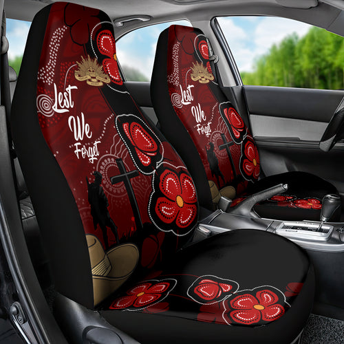 ANZAC Aboriginal Australia Car Seat Cover For the Fallen