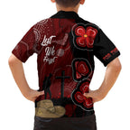 ANZAC Aboriginal Australia Family Matching Long Sleeve Bodycon Dress and Hawaiian Shirt For the Fallen