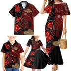 ANZAC Aboriginal Australia Family Matching Mermaid Dress and Hawaiian Shirt For the Fallen