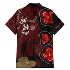 ANZAC Aboriginal Australia Family Matching Mermaid Dress and Hawaiian Shirt For the Fallen