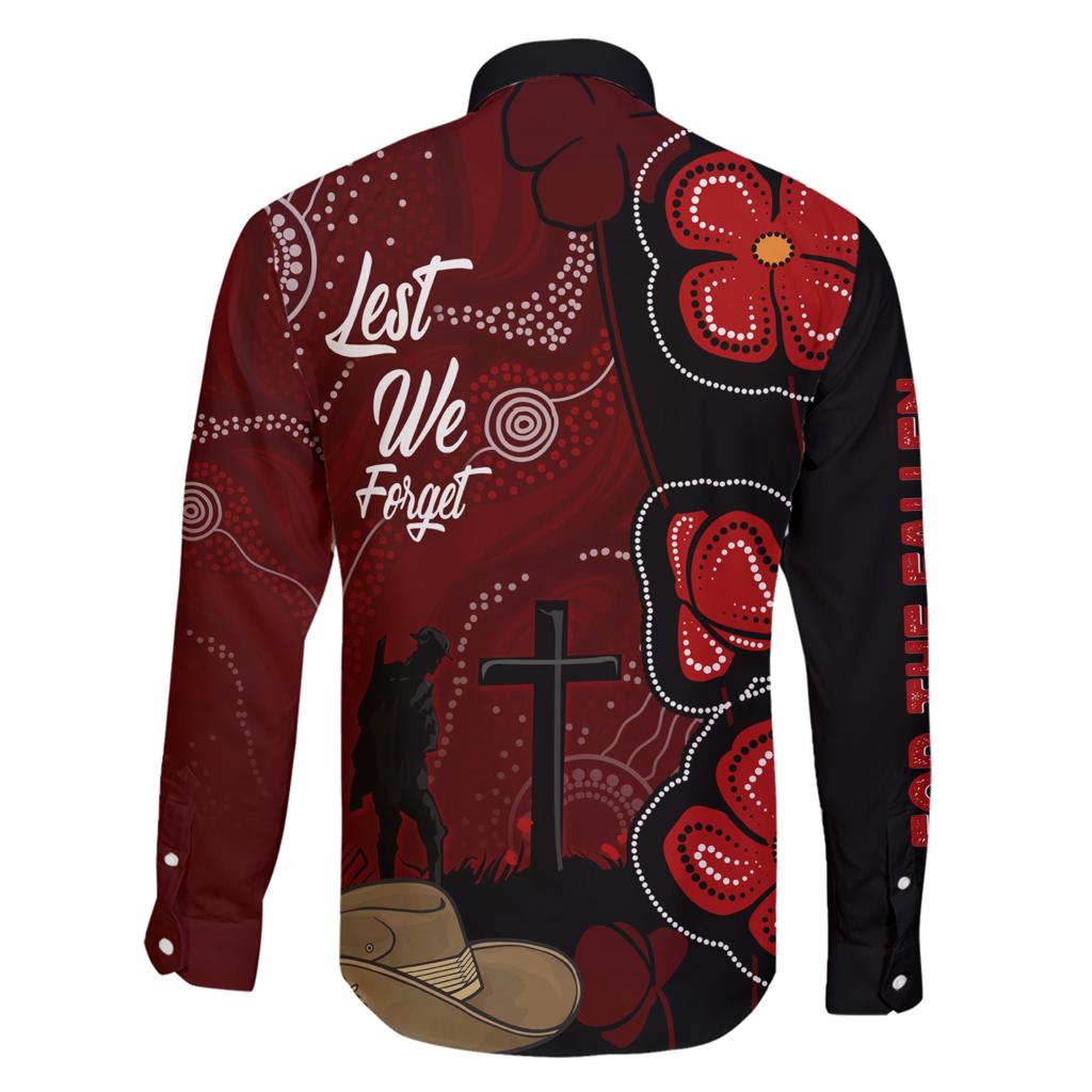 ANZAC Aboriginal Australia Family Matching Short Sleeve Bodycon Dress and Hawaiian Shirt For the Fallen