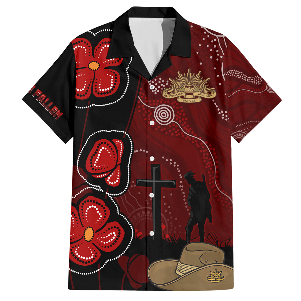 ANZAC Aboriginal Australia Hawaiian Shirt For the Fallen