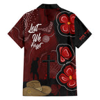 ANZAC Aboriginal Australia Hawaiian Shirt For the Fallen
