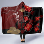 ANZAC Aboriginal Australia Hooded Blanket For the Fallen