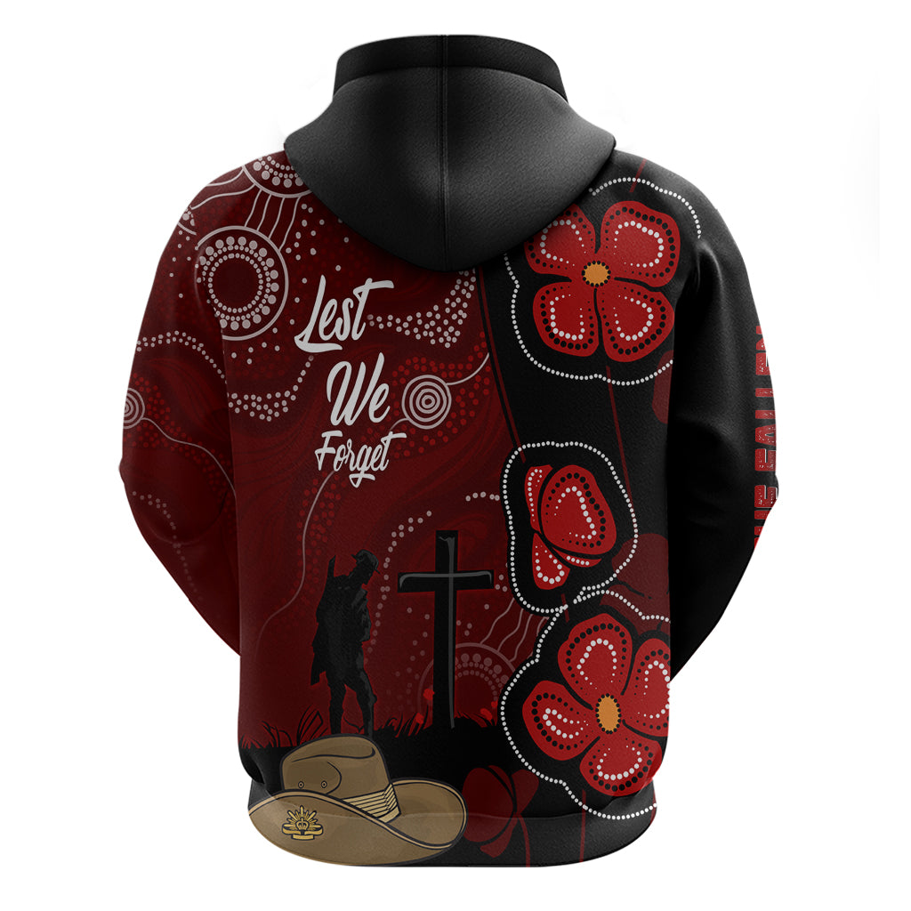 ANZAC Aboriginal Australia Hoodie For the Fallen