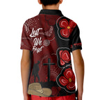 ANZAC Aboriginal Australia Kid Polo Shirt For the Fallen