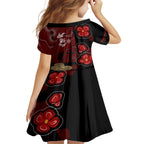 ANZAC Aboriginal Australia Kid Short Sleeve Dress For the Fallen