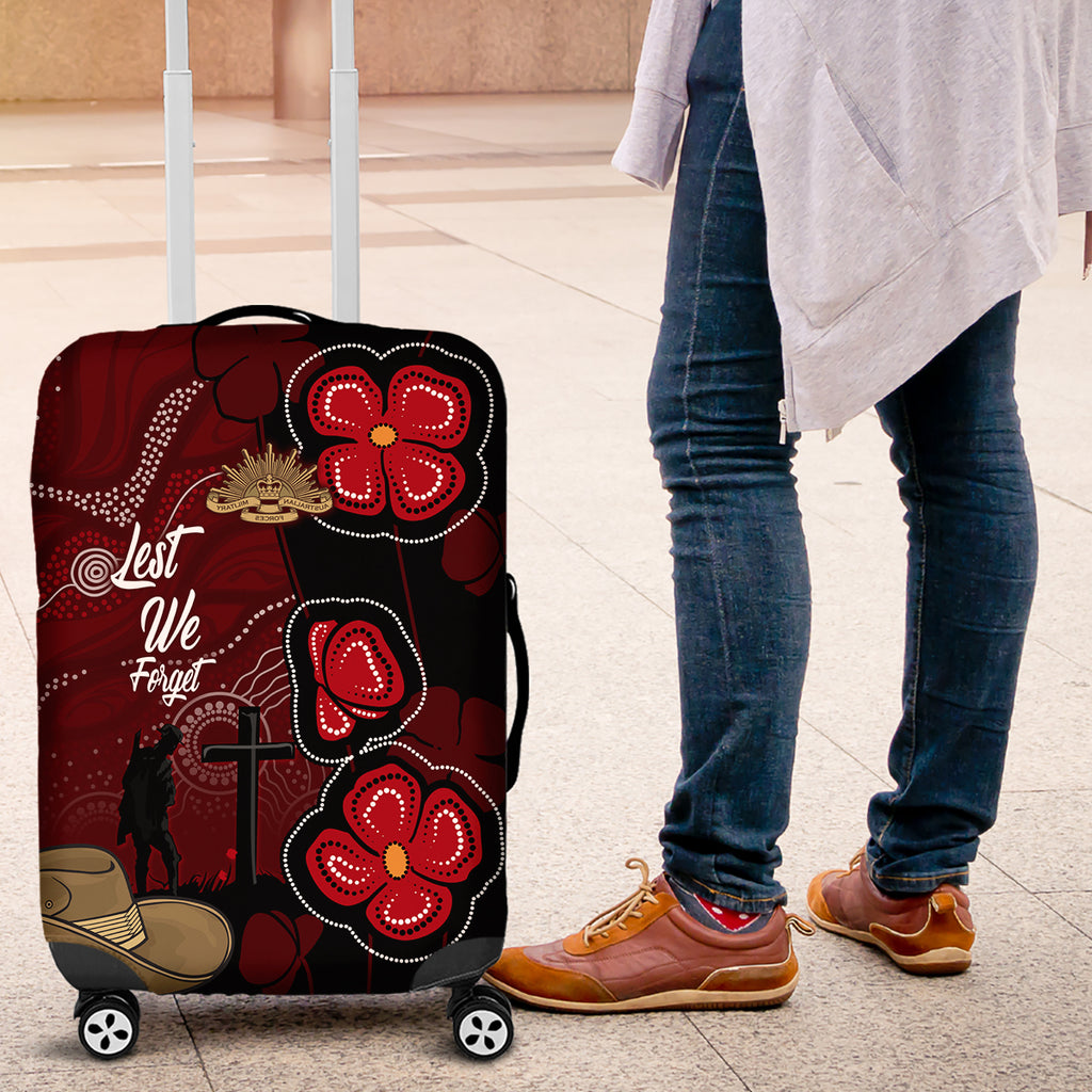 ANZAC Aboriginal Australia Luggage Cover For the Fallen