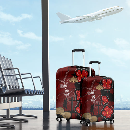 ANZAC Aboriginal Australia Luggage Cover For the Fallen