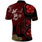 ANZAC Aboriginal Australia Polo Shirt For the Fallen