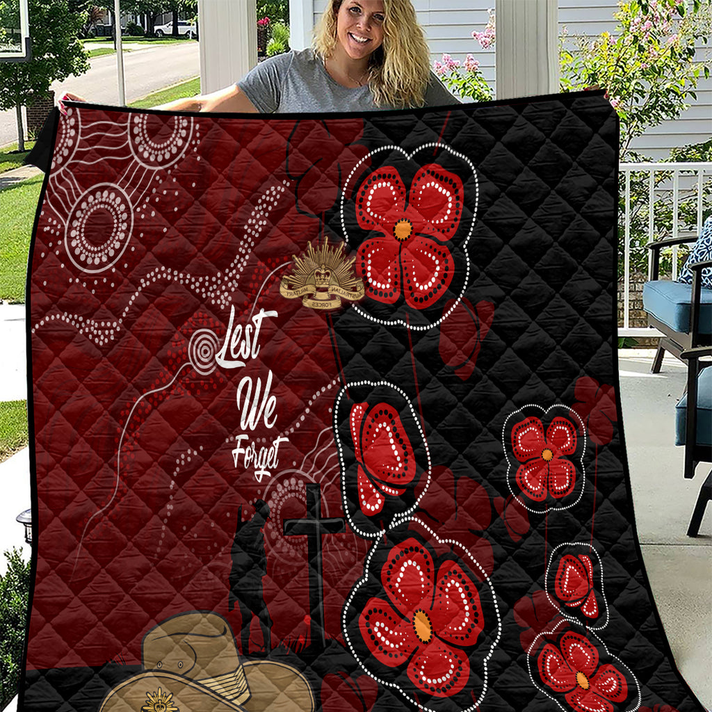 ANZAC Aboriginal Australia Quilt For the Fallen