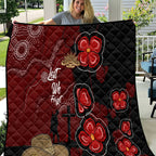 ANZAC Aboriginal Australia Quilt For the Fallen