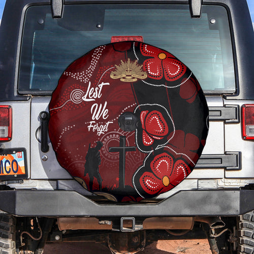 ANZAC Aboriginal Australia Spare Tire Cover For the Fallen