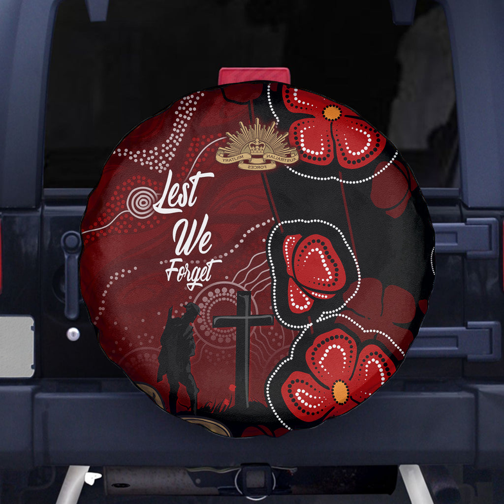ANZAC Aboriginal Australia Spare Tire Cover For the Fallen