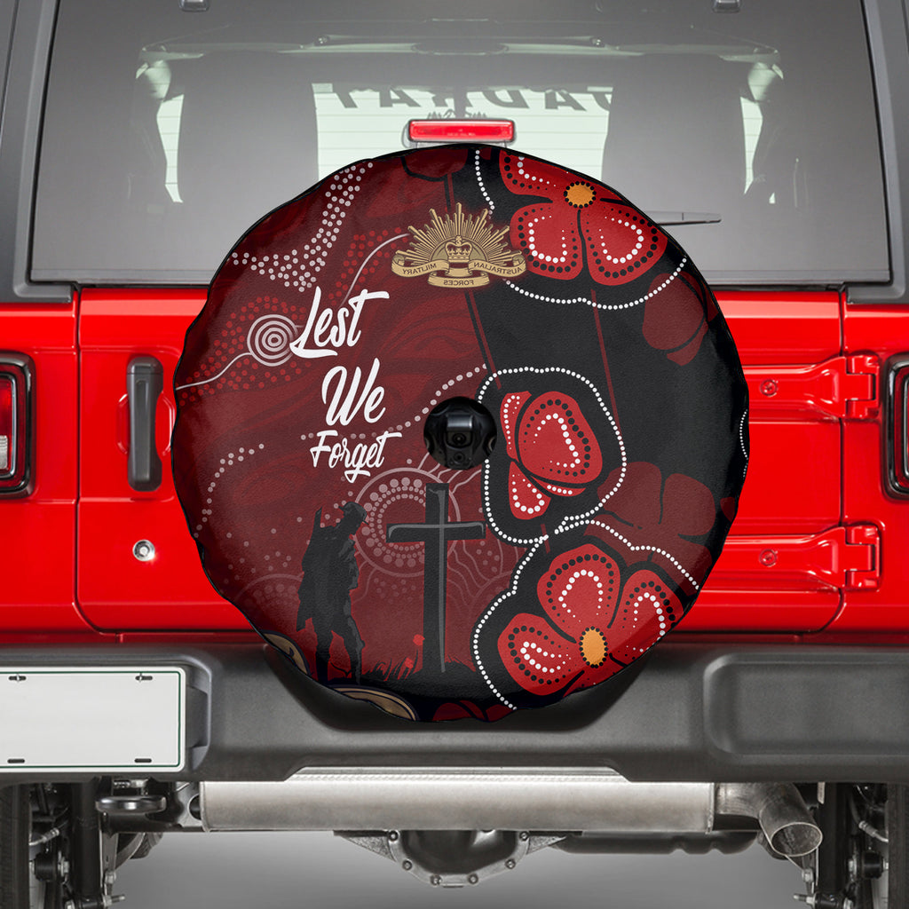 ANZAC Aboriginal Australia Spare Tire Cover For the Fallen