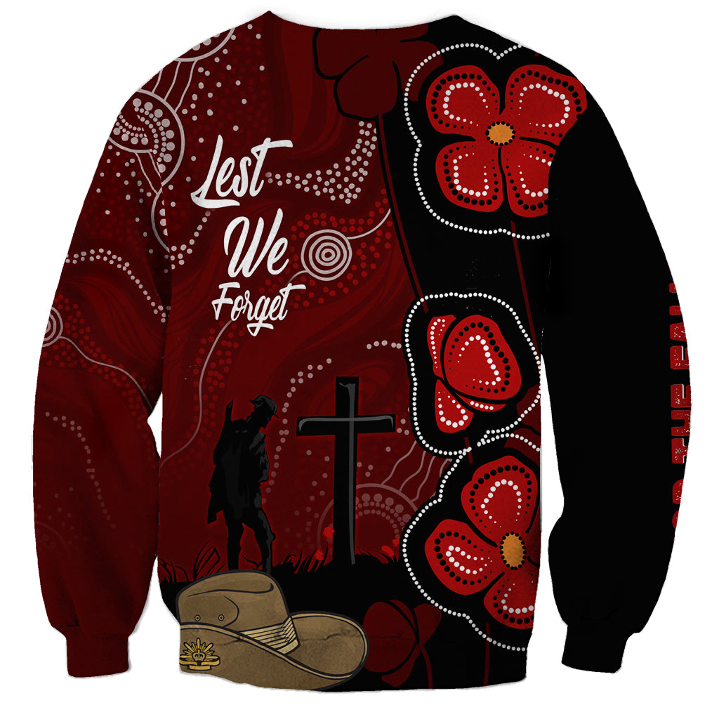 ANZAC Aboriginal Australia Sweatshirt For the Fallen