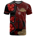 ANZAC Aboriginal Australia T Shirt For the Fallen
