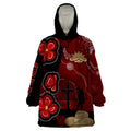 ANZAC Aboriginal Australia Wearable Blanket Hoodie For the Fallen