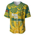 Custom Socceroos NAIDOC Week 2024 Baseball Jersey Indigenous Burning Fire National Colors