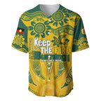 Custom Socceroos NAIDOC Week 2024 Baseball Jersey Indigenous Burning Fire National Colors