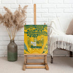 Custom Socceroos NAIDOC Week 2024 Canvas Wall Art Indigenous Burning Fire National Colors