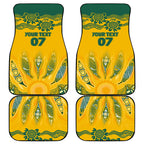 Custom Socceroos NAIDOC Week 2024 Car Mats Indigenous Burning Fire National Colors