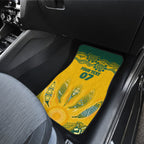Custom Socceroos NAIDOC Week 2024 Car Mats Indigenous Burning Fire National Colors