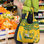 Custom Socceroos NAIDOC Week 2024 Grocery Bag Indigenous Burning Fire National Colors