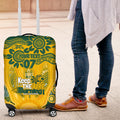 Custom Socceroos NAIDOC Week 2024 Luggage Cover Indigenous Burning Fire National Colors