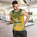 Custom Socceroos NAIDOC Week 2024 Men Tank Top Indigenous Burning Fire National Colors