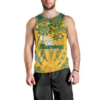 Custom Socceroos NAIDOC Week 2024 Men Tank Top Indigenous Burning Fire National Colors