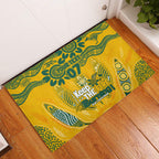 Custom Socceroos NAIDOC Week 2024 Rubber Doormat Indigenous Burning Fire National Colors