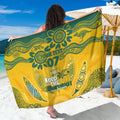 Custom Socceroos NAIDOC Week 2024 Sarong Indigenous Burning Fire National Colors