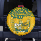 Custom Socceroos NAIDOC Week 2024 Spare Tire Cover Indigenous Burning Fire National Colors