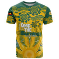 Custom Socceroos NAIDOC Week 2024 T Shirt Indigenous Burning Fire National Colors