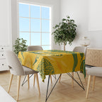 Custom Socceroos NAIDOC Week 2024 Tablecloth Indigenous Burning Fire National Colors