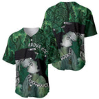 New Zealand Aroha Koe Mama Baseball Jersey Maori Hongi - Pounamu