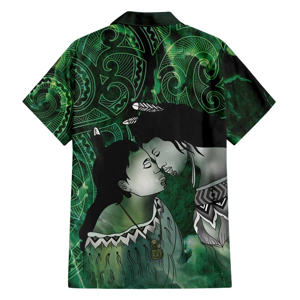 New Zealand Aroha Koe Mama Family Matching Summer Maxi Dress and Hawaiian Shirt Maori Hongi - Pounamu