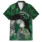 New Zealand Aroha Koe Mama Hawaiian Shirt Maori Hongi - Pounamu
