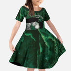 New Zealand Aroha Koe Mama Kid Short Sleeve Dress Maori Hongi - Pounamu