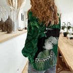 New Zealand Aroha Koe Mama Women Casual Shirt Maori Hongi - Pounamu