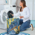 Black Cockatoo Australia Aboriginal Art Laundry Basket NAIDOC Week - Nature Lovers