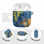 Black Cockatoo Australia Aboriginal Art AirPods Case NAIDOC Week - Nature Lovers