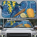 Black Cockatoo Australia Aboriginal Art Auto Sun Shade NAIDOC Week - Nature Lovers