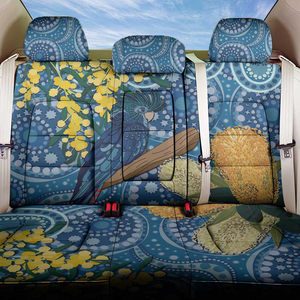 Black Cockatoo Australia Aboriginal Art Back Car Seat Cover NAIDOC Week - Nature Lovers