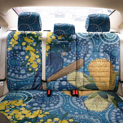 Black Cockatoo Australia Aboriginal Art Back Car Seat Cover NAIDOC Week - Nature Lovers