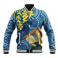 Black Cockatoo Australia Aboriginal Art Baseball Jacket NAIDOC Week - Nature Lovers