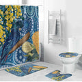 Black Cockatoo Australia Aboriginal Art Bathroom Set NAIDOC Week - Nature Lovers